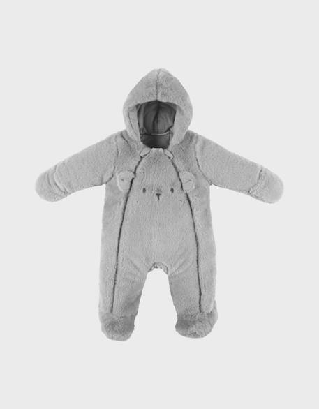 Combinaison pilote groloudoux® ultra doux Gris 1 - vertbaudet enfant 