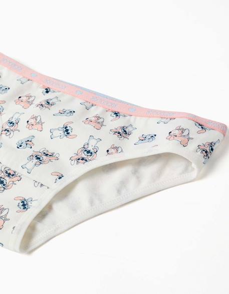 Ensemble brassière et culotte avec stitch et angel Beige clair 4 - vertbaudet enfant 