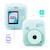 Photo Creator - Appareil Photo Instantané Couleur – Impression sur papier photo avec cartouche d’encre – 100 impressions incluses Turquoise 5 - vertbaudet enfant 