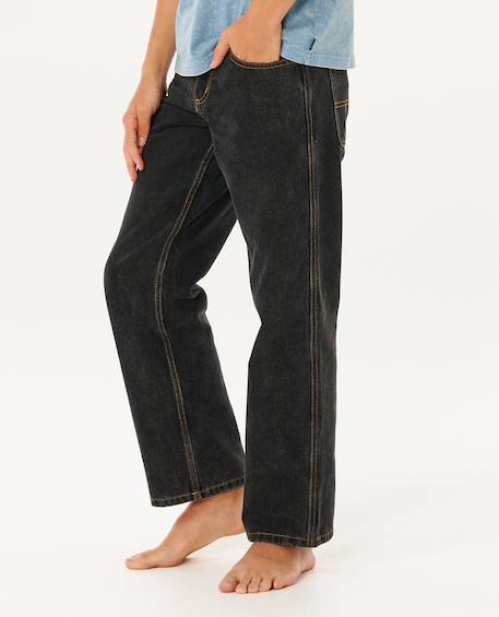 Jeans enfant hyped boys Bleu délavé+Washed black 7 - vertbaudet enfant 