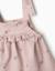 Robe chasuble en sergé avec imprimé fleuri Rose clair 3 - vertbaudet enfant 