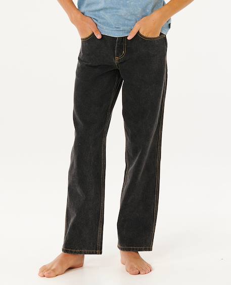 Jeans enfant hyped boys Bleu délavé+Washed black 6 - vertbaudet enfant 