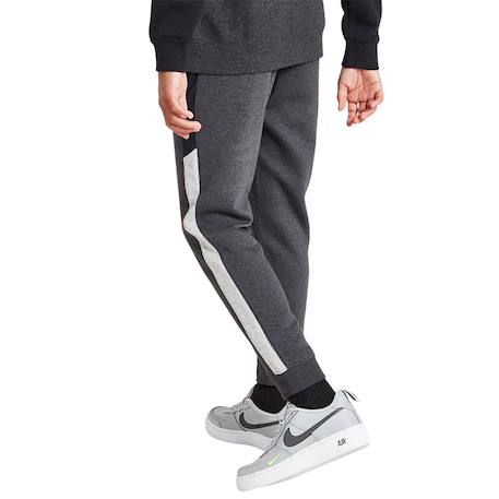 Pantalon de survêtement garçon en coton Gris, blanc 3 - vertbaudet enfant 