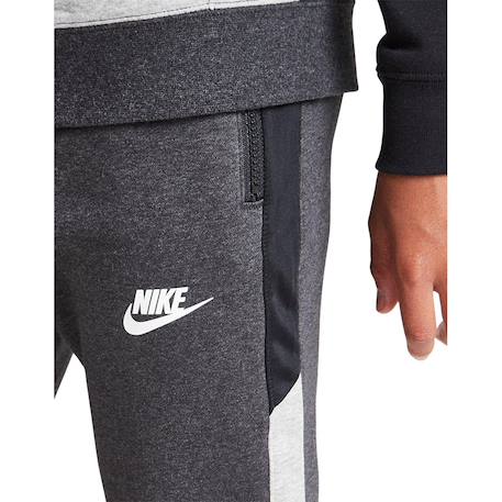 Pantalon de survêtement garçon en coton Gris, blanc 4 - vertbaudet enfant 