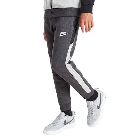 Pantalon de survêtement garçon en coton Gris, blanc 2 - vertbaudet enfant 