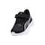 Baskets basses à scratch Noir  argent blanc 5 - vertbaudet enfant 