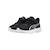 Baskets basses à scratch Noir  argent blanc 3 - vertbaudet enfant 