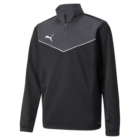 Sweat 1/4 de zip garçon indrise Noir 2 - vertbaudet enfant 