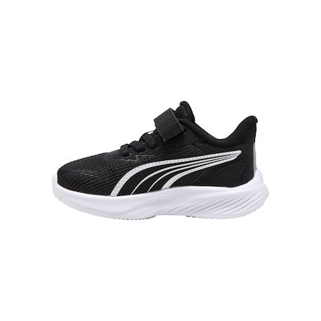 Baskets basses à scratch Noir  argent blanc 2 - vertbaudet enfant 