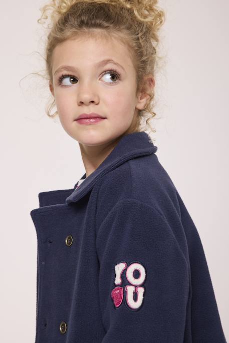 Veste polaire fille Indigo 2 - vertbaudet enfant 