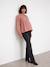Blouse grossesse et allaitement en gaze coton biologique* bois de rose+vert sauge 3 - vertbaudet enfant 