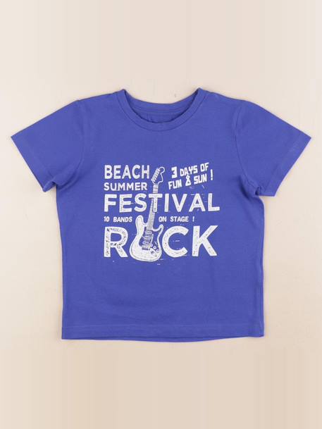 Tee-shirt - 5 ans Bleu 1 - vertbaudet enfant 