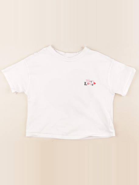 Tee-shirt - 6 ans Blanc 1 - vertbaudet enfant 