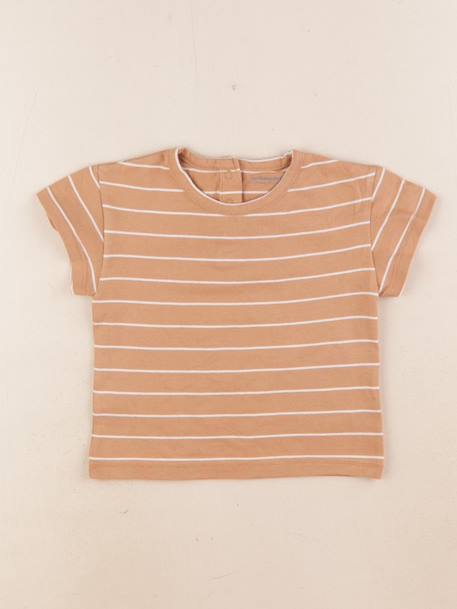 Tee-shirt - 18 mois Marron 1 - vertbaudet enfant 
