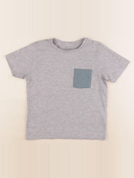 Tee-shirt - 5 ans Gris 1 - vertbaudet enfant 