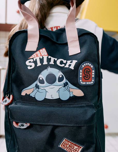 Sac à dos avec imprimés stitch Bleu foncé 2 - vertbaudet enfant 