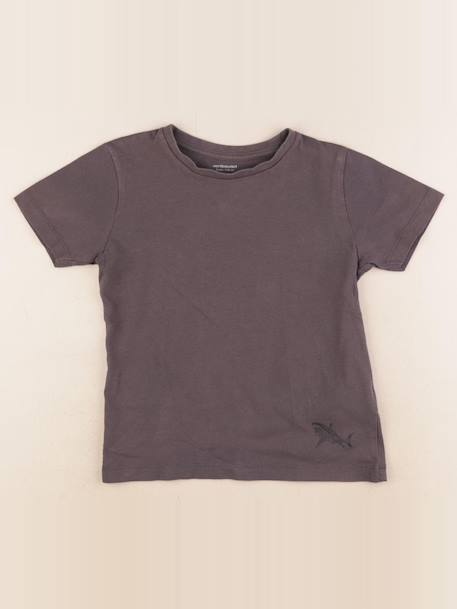 Tee-shirt - 6 ans Gris 1 - vertbaudet enfant 