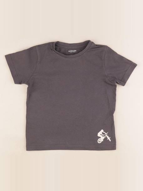 Tee-shirt - 5 ans Gris 1 - vertbaudet enfant 