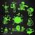 Autocollants phosphorescent le petit prince - le petit prince Vert 3 - vertbaudet enfant 