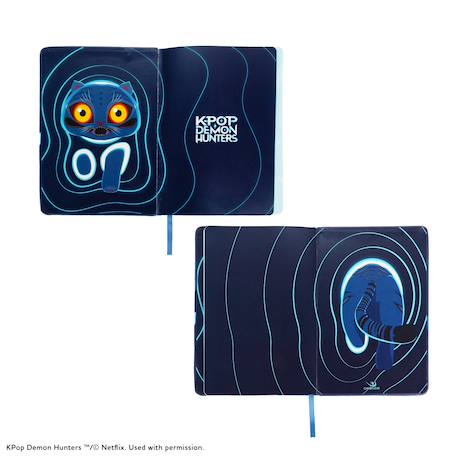 Carnet en relief derpy - kpop demon hunters Bleu 4 - vertbaudet enfant 