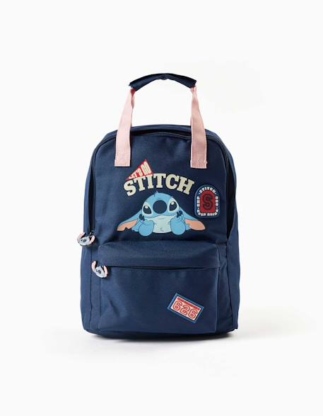 Sac à dos avec imprimés stitch Bleu foncé 3 - vertbaudet enfant 
