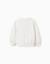 Sweat avec imprimé floral en relief Blanc 2 - vertbaudet enfant 