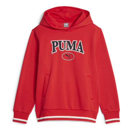 Sweat capuche garçon squad Rouge 1 - vertbaudet enfant 