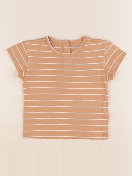 Tee-shirt - 36 mois Marron 1 - vertbaudet enfant 
