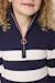 Robe manches longues fille Fond indigo raye blanc casse 3 - vertbaudet enfant 