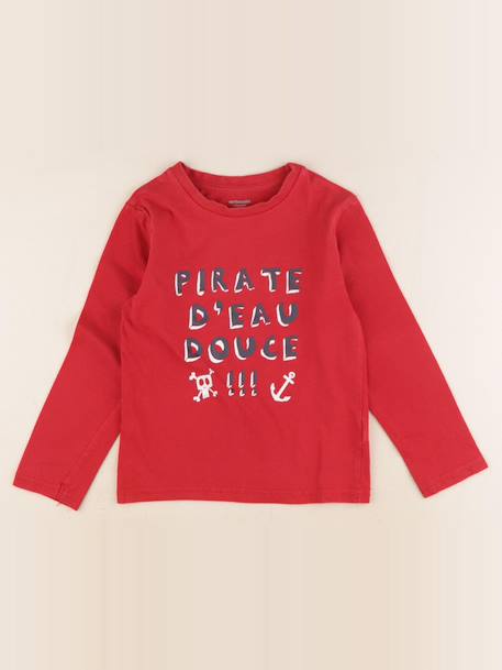 Tee-shirt - 6 ans Rouge 1 - vertbaudet enfant 