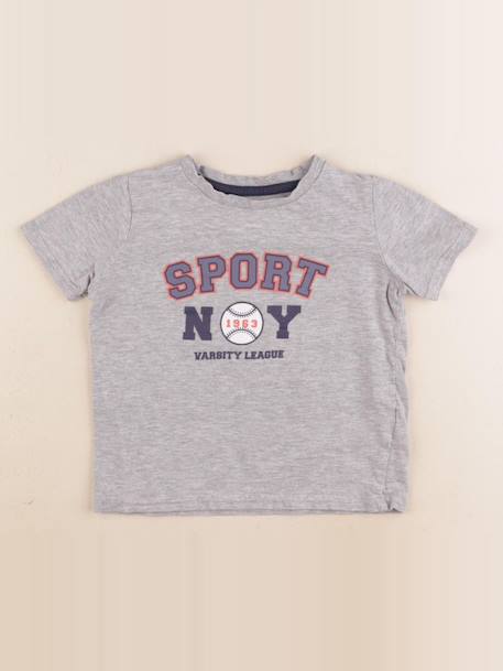Tee-shirt - 2 ans Gris 1 - vertbaudet enfant 
