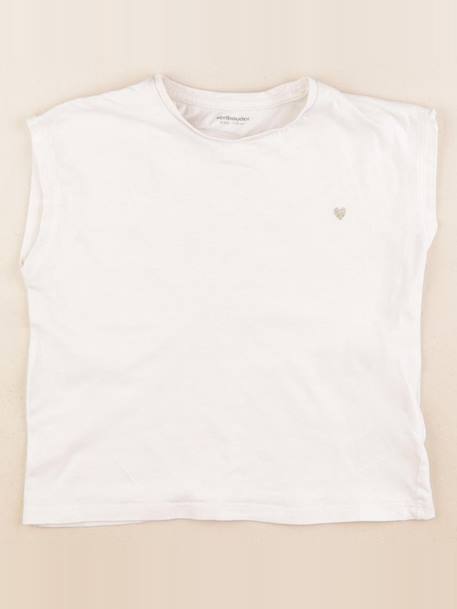 Tee-shirt - 6 ans Blanc 1 - vertbaudet enfant 