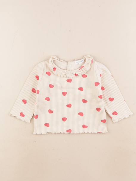 Tee-shirt - 9 mois Beige 1 - vertbaudet enfant 