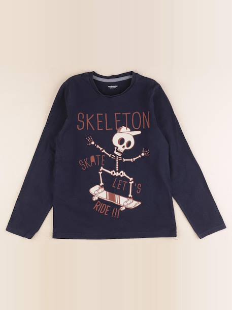 Tee-shirt - 10 ans Bleu 1 - vertbaudet enfant 