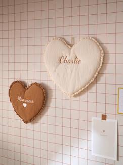 Linge de maison et décoration-Lot de 2 décos murales coeur