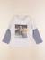 Tee-shirt - 6 ans Gris 1 - vertbaudet enfant 