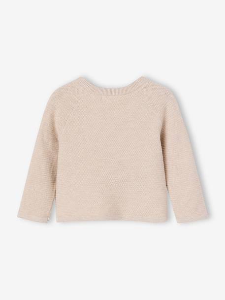 Gilet tricot naissance bébé beige chiné 2 - vertbaudet enfant 