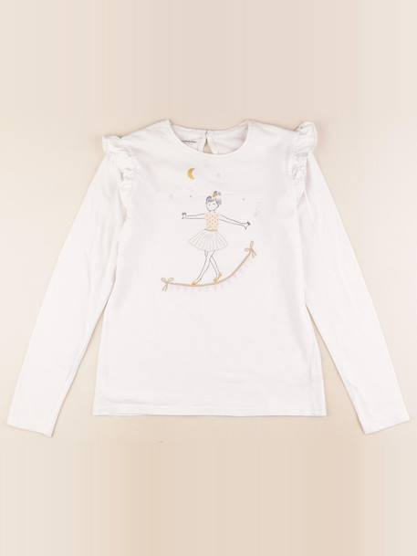 Tee-shirt - 12 ans Blanc 1 - vertbaudet enfant 