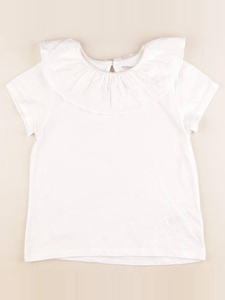 Tee-shirt - 10 ans Blanc 1 - vertbaudet enfant 
