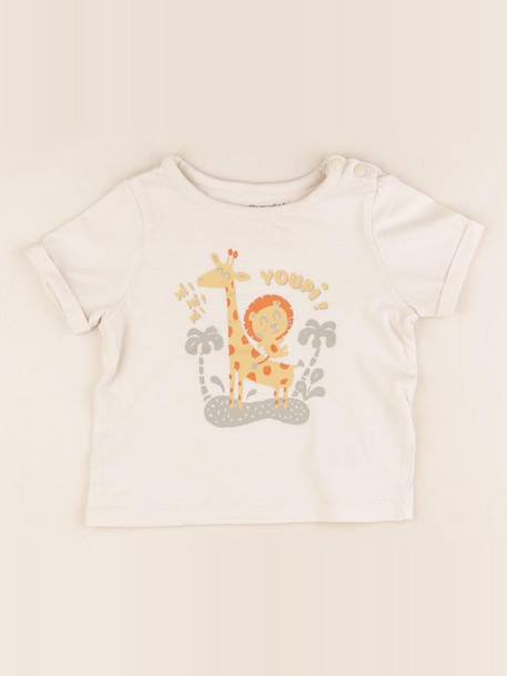 Tee-shirt - 18 mois Beige 1 - vertbaudet enfant 
