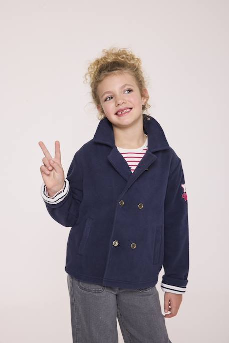 Veste polaire fille Indigo 3 - vertbaudet enfant 