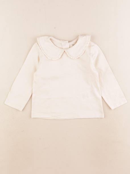 Tee-shirt - 12 mois Beige 1 - vertbaudet enfant 