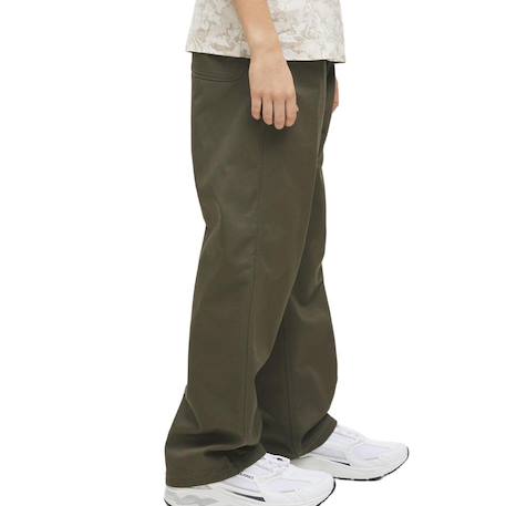 Pantalon loose garçon clean Beige+Noir+Vert 11 - vertbaudet enfant 