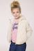Doudoune fille Beige dore 1 - vertbaudet enfant 