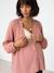 Blouse grossesse et allaitement en gaze coton biologique* bois de rose+vert sauge 7 - vertbaudet enfant 