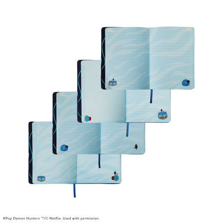 Carnet en relief derpy - kpop demon hunters Bleu 5 - vertbaudet enfant 