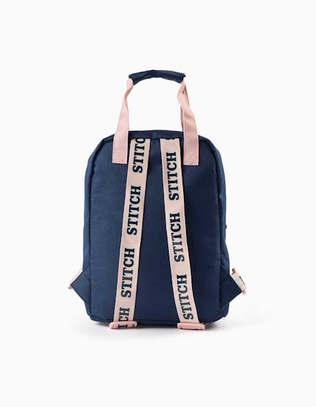 Sac à dos avec imprimés stitch Bleu foncé 4 - vertbaudet enfant 