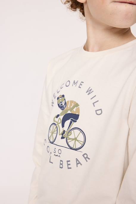 T-shirt manches longues 100% coton garçon Grege 2 - vertbaudet enfant 
