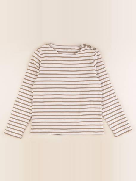 Tee-shirt - 8 ans Beige, vert 1 - vertbaudet enfant 