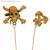 Marque-page chaînette luffy - one piece Or 5 - vertbaudet enfant 
